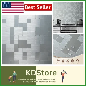 10-Pack of Durable Peel and Stick Mosaic Tiles for Stylish Kitchen Backsplashes