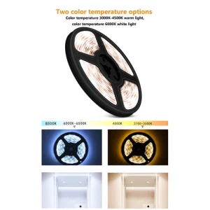 PIR Motion Sensor LED Strip Light Stair Cabinet Closet Home Lamp